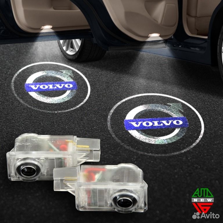 Штатная подсветка дверей Вольво S60 - Volvo S60 (2