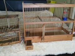 Клетка деревянная для птиц