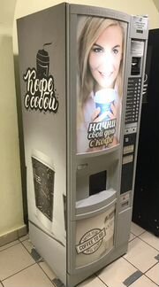 Действующая сеть, состоящая из кофейных автоматов