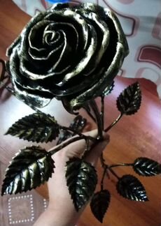 Роза кованная (роза из металла)