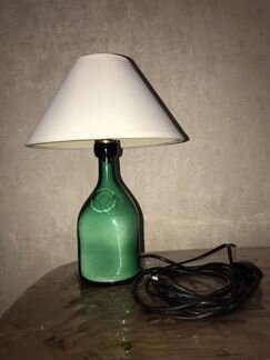 Настольная дизайнерская лампа «Бутылка с песком»