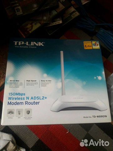 Роутер adsl2+ TP-link TD-W8901N