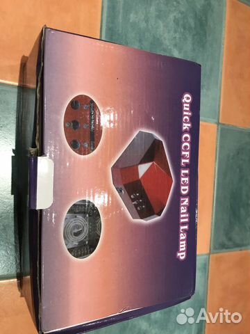 Лампа для маникюра новая