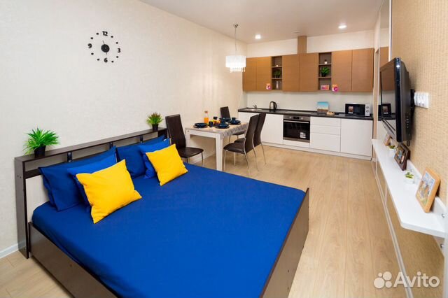 

1-к. квартира, 41 м², 2 кровати
