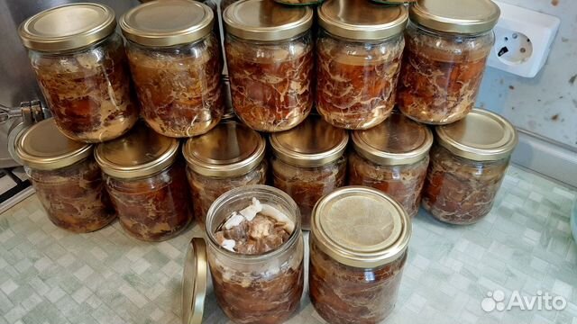 Тушенка Домашняя - Свинина/Говядина Консерва рыба