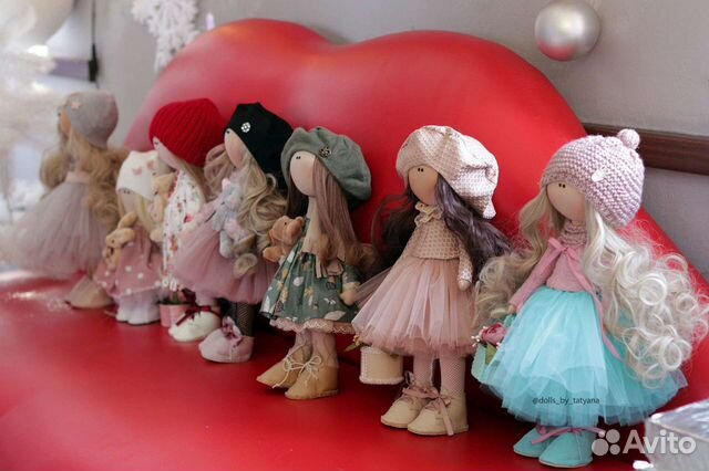 Кукла тильда интерьерная текстильная