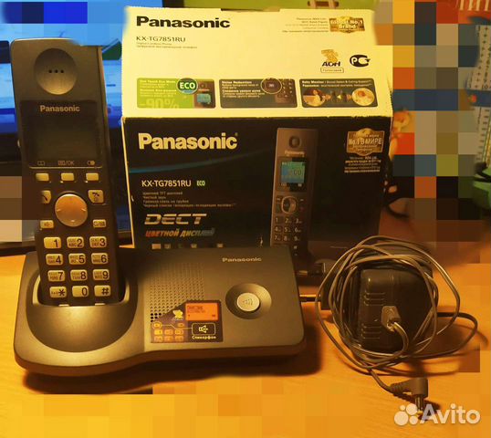 Телефон Panasonic KX-TG7851RU