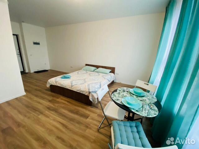 

Квартира-студия, 32 м², 1 кровать