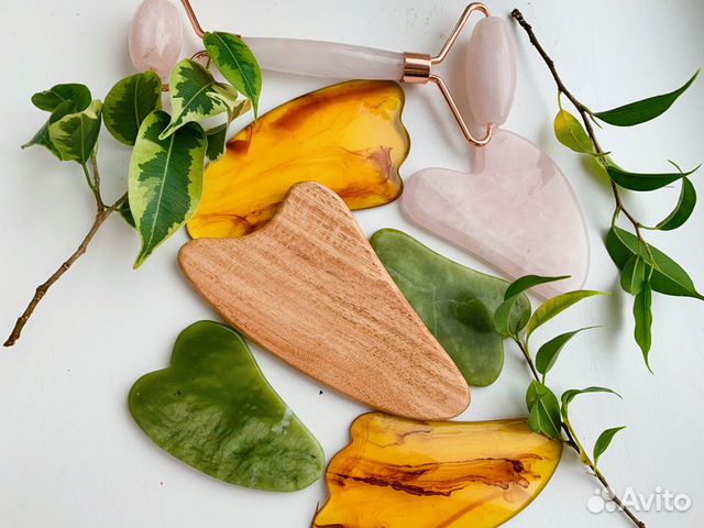 Скребки Гуаша для лица