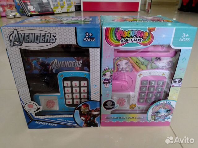 Сейф-копилка детский с кодовым замком