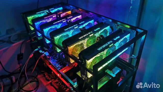 Профессиональная настройка майнинг фермы. nvidia/A