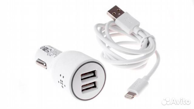 Блок питания авто выход iPhone 5V, 31654