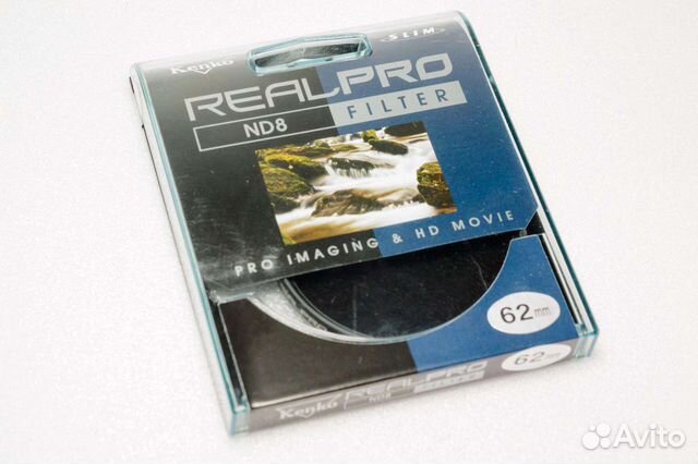 Нейтрально-серый фильтр Kenko 62mm ND8 Slim