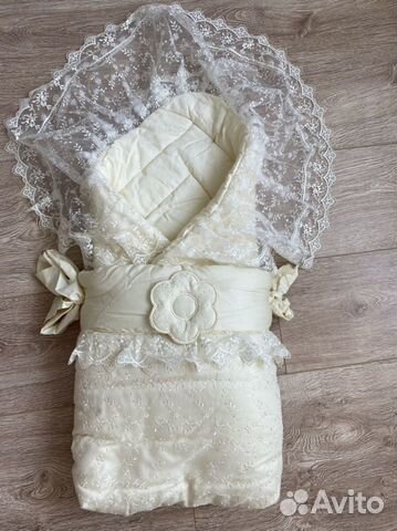 Кружевной конверт на выписку