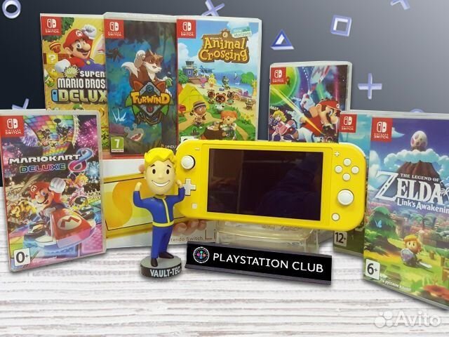 Nintendo Switch + игры + 5 подарков 