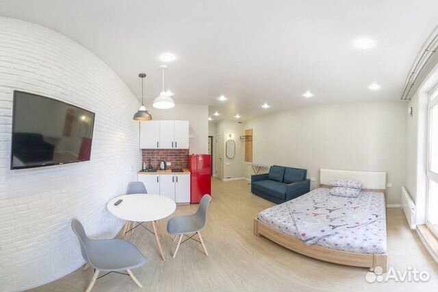 

Квартира-студия, 35 м², 2 кровати