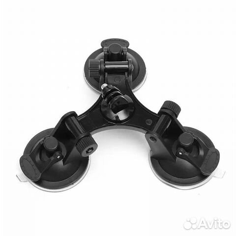 Крепление на авто для экшн камер на 3х присосках
