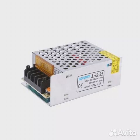 Блок питания 24V 1A 25W, источник питания S-25-24