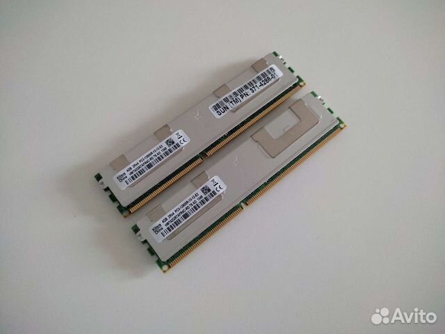 Память серверная 8 Гб (2 по 4 Гб) DDR3 ECC Reg
