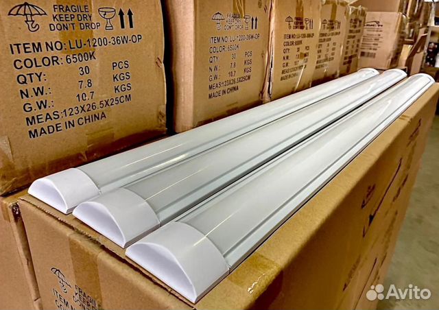 Потолочный линейный светодиодный светильник (LED)