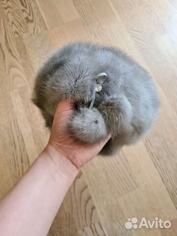 Шапка-берет норковая