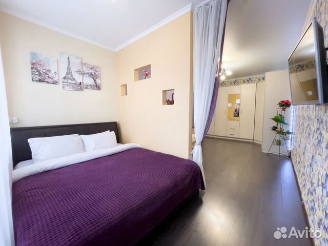 

1-к. квартира, 45 м², 2 кровати