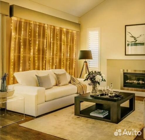 Гирлянда занавес штора 3х2 метра