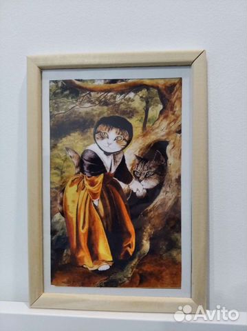 Картины и открытки коты