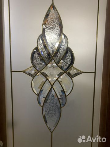 Витражи с фацетами для кухни и дверей