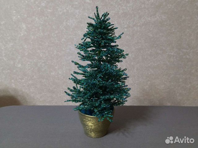 Ель из бисера