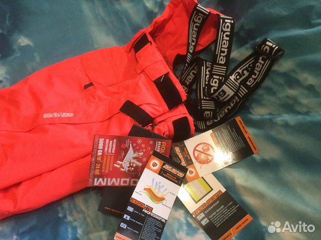 Брюки для горных лыж и сноуборда iguana, размер М