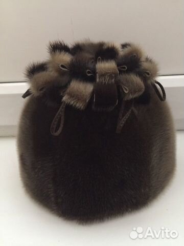 Шапка женская мех нерпа