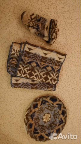 Набор Варежки Шарф Берет