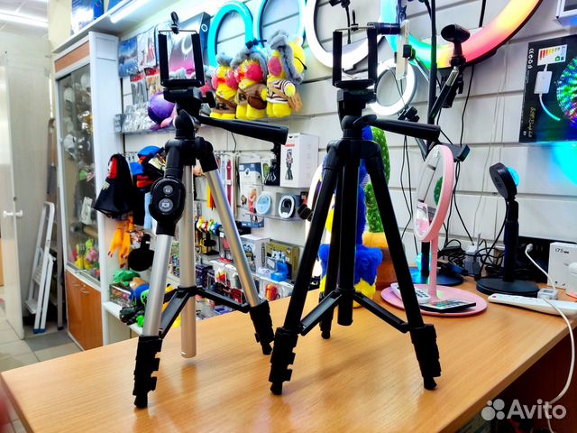 Штатив для смартфона с креплением