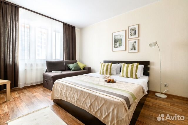 

1-к. квартира, 38 м², 2 кровати