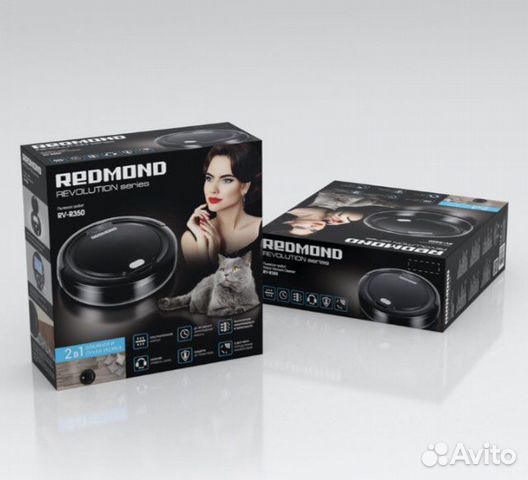 Робот пылесос redmond rv-r350