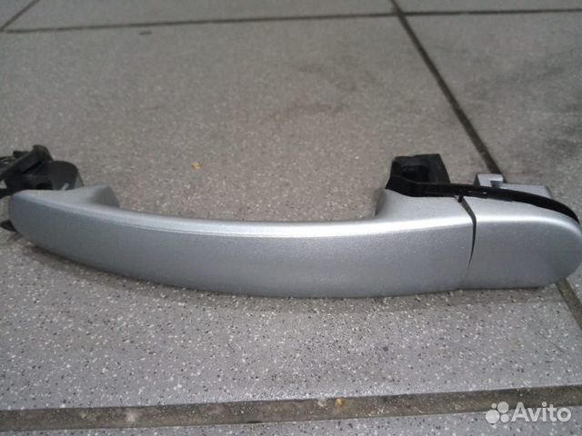 Ручка двери наружная. Фольксваген цвет серебро