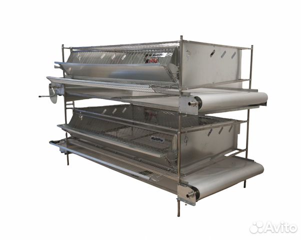 Клетка для перепелов с системой навозоудаления