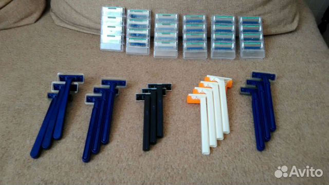 Сменные Кассеты gillette mach3 с 3 лезвиями