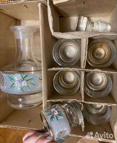 Графин с рюмками СССР