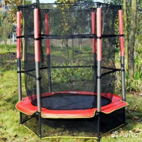 Батут с внутренней сеткой Evo Jump 4.5ft (140 см)