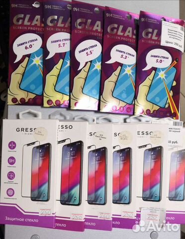 Защитные стекла для телефонов
