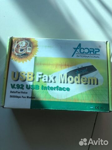 Usb fax modem