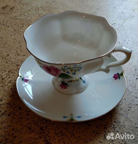 Чашка с блюдцем чайная 