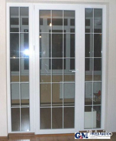 Окна французские из профиля пвх