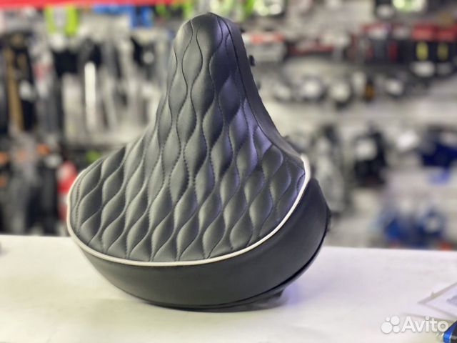Комфортное седло для велосипеда широкое