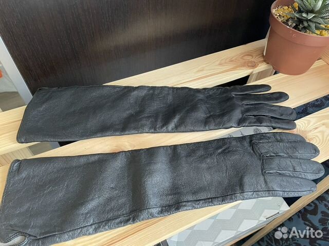 Перчатки нат.кожа