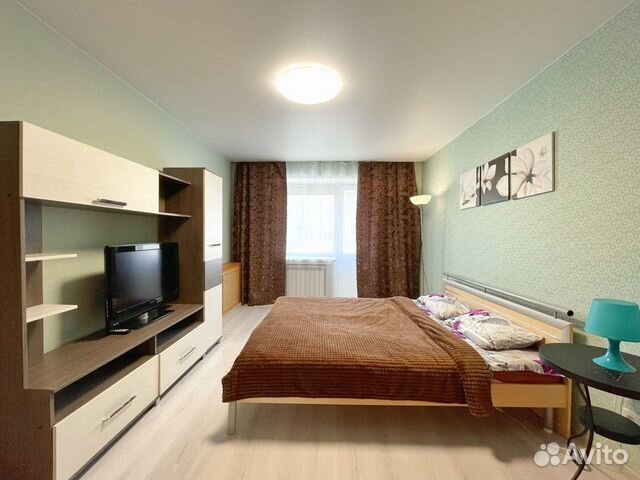

1-к. квартира, 44 м², 1 кровать