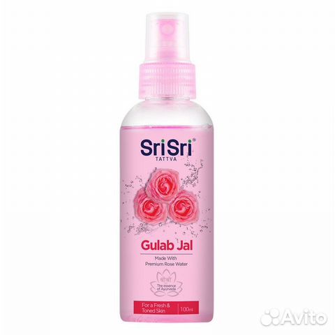 Натуральная Розовая вода для лица спрей