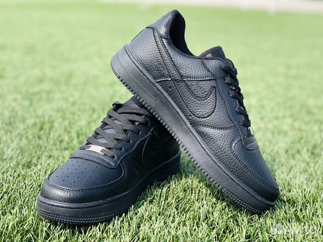 Кроссовки nike air force 1 low чёрные